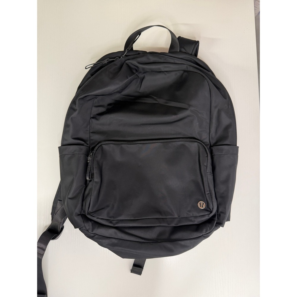 Lululemon backpack Bag Black Nylon Adjustable Strap